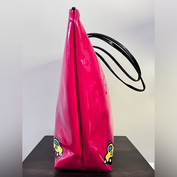 Rare Marc Tetro Red New York Tote - Picture 7 of 8